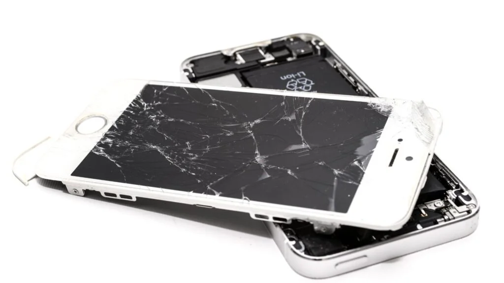rozbity wyświetlacz w iphone 11