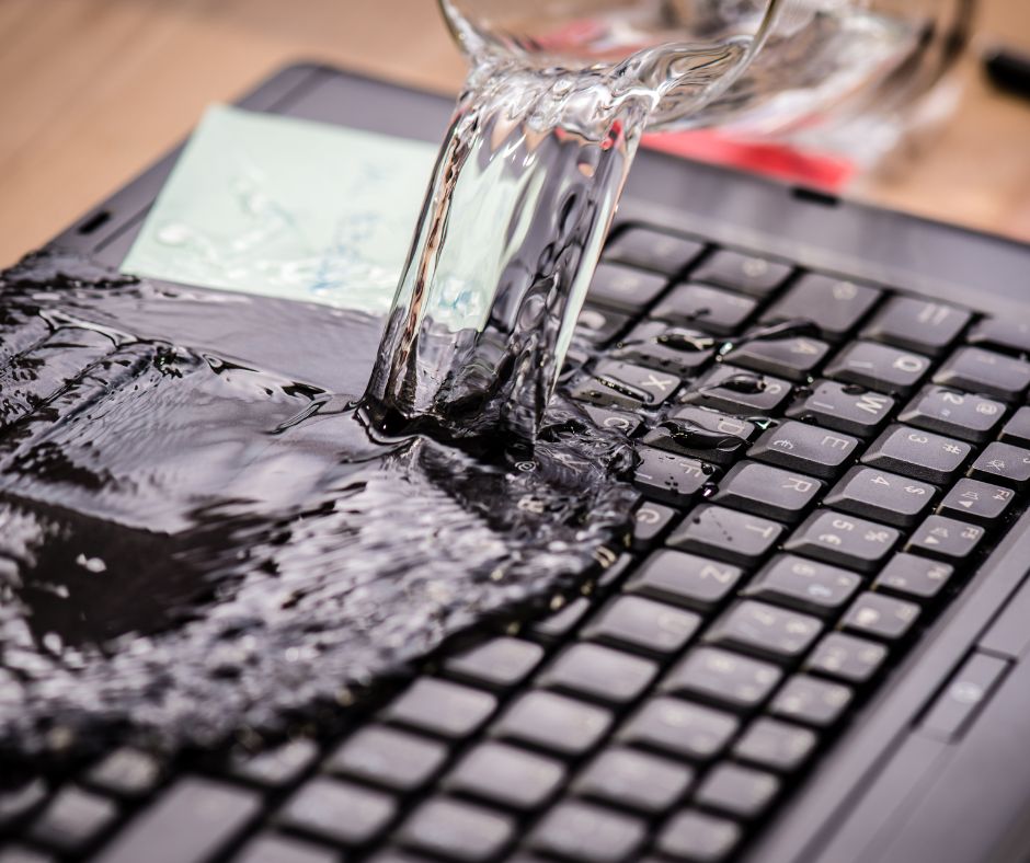 naprawa laptopa po zalaniu