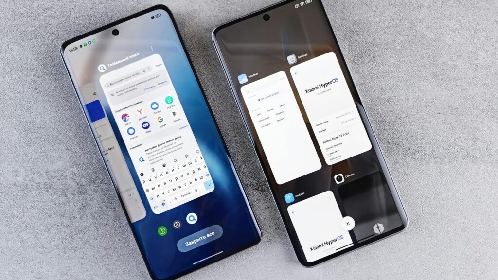 ios czy android w smartfonie telefon z androidem leży na stole