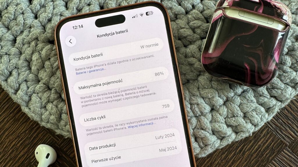 kondycja baterii w iPhone