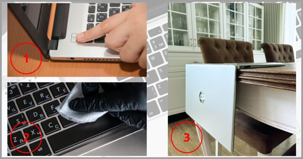 akcja ratunkowa laptopa po zalaniu instrukcja w obrazkach